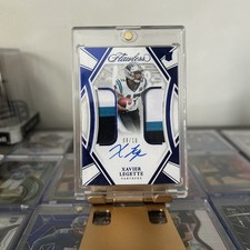 XAVIER LEGETTE 2024 PANINI FLAWLESS ROOKIE DUAL PATCH AUTO Sapphire RC /10  RPA