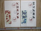 Japan Stamp First Day Cover Greetings Winter 2 Covers Large format 2021