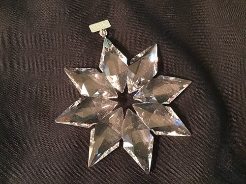 SWAROVSKI 2013 CHRISTMAS ORNAMENT -LARGE--MINT--NO BOX -WITH DATE TAG