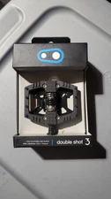 CRANKBROTHERS  Double Shot 3 Hybrid Pedals - Black NEW 