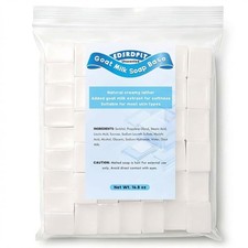 14.8oz Goat Milk Soap Base Cubes Pre-Cut Soap Blocks, Melt and Pour Soap Base...