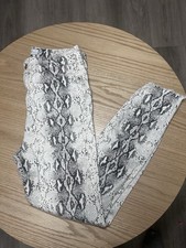Zara High Waisted Snake print Jeans