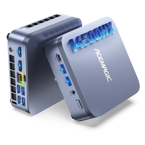 Mini PC Intel Core 14500HX 16GB RAM 512GB SSD 55W 4.9GHz WiFi 6 Triple 4K