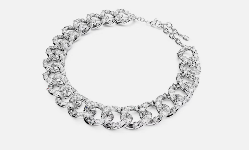 Swarovski Dextera Statement Mixed Cut Necklace La… - image 4