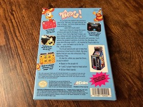 oval seal Trog! complete in box nintendo nes game poster factory MINT