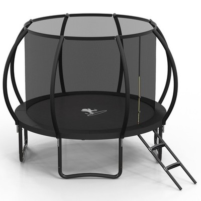 10FT Outdoor Trampoline with Safety Enclosure Net Trampoline for kids and Adults