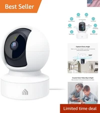 Kasa KC410S - 2K QHD Pan/Tilt Security Camera with Two-Way Audio & Cloud Storage