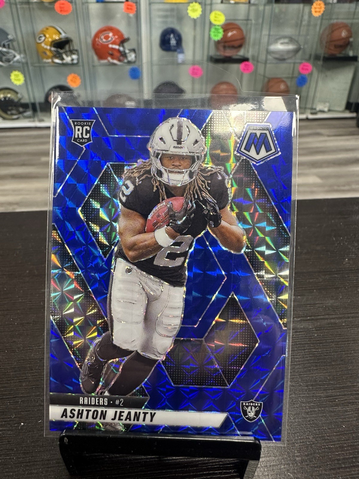 2025 Panini Mosaic Football Ashton Jeanty Blue Rookie /99 #345