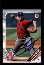 Signed Baseball Card Auto Taylor Widener 2019 Bowman #BP-9 Arizona Diamondbacks