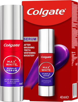 Colgate Max White Purple Serum 40Ml, Lila Zahnaufhellung, Hellt Sofort Auf, Zwei