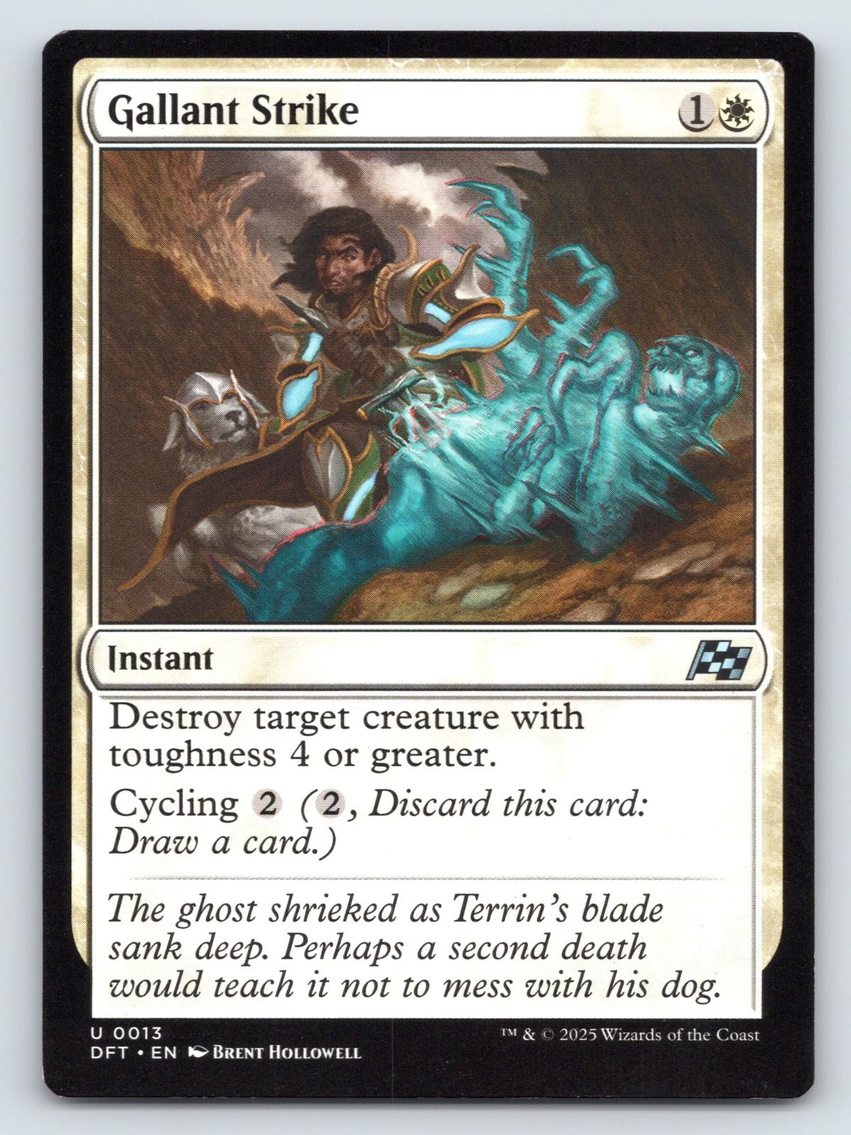 Gallant Strike 13 Uncommon Aetherdrift Magic: The Gathering Near Mint