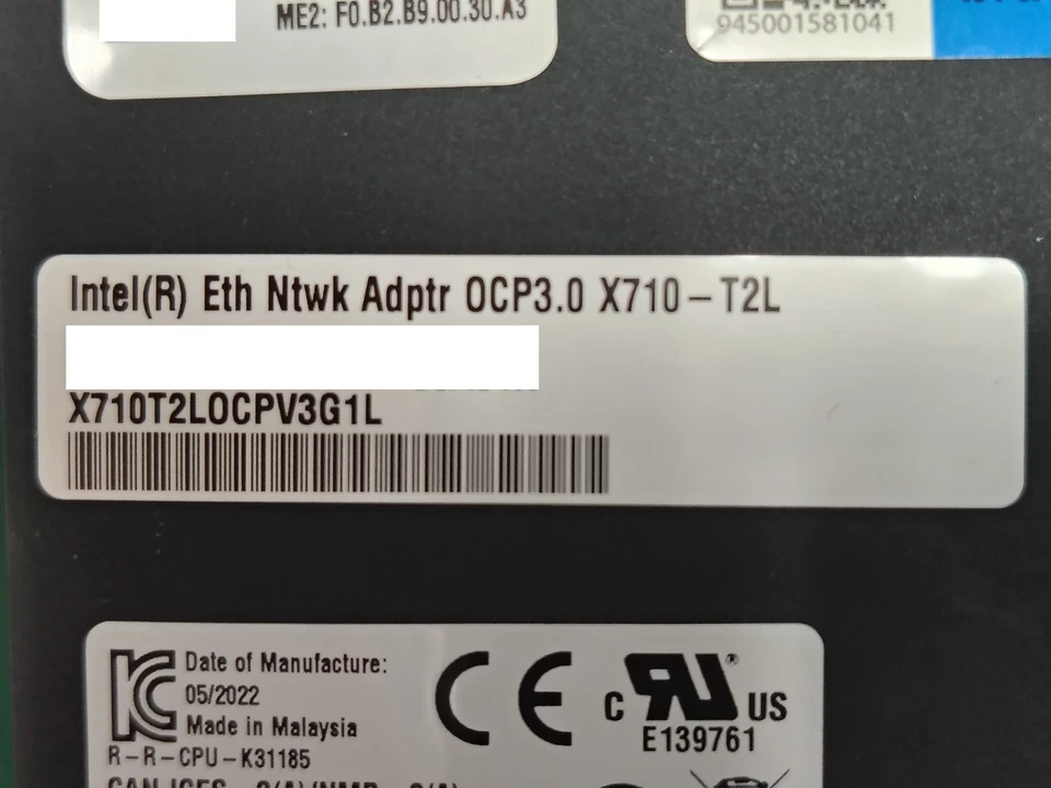 Intel Ethernet Network Adapter X710-T2L OCP 3.0 X710T2LOCPV3G1L - Image 2 of 4