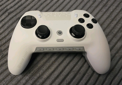 Scuf pro v1 White Wired Ergonomic Controller with Customizable Buttons