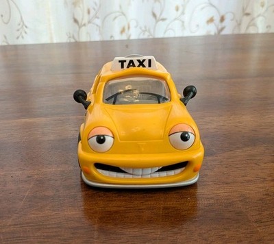 VTG 1996 TYLER TAXI CAB No. 6 Toy Car Chevron Oil Gas THE CHEVRON CARS 90's Toys
