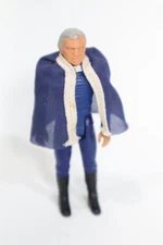 Vintage 1978 Commander Adama Figure + Cape Accessory Battlestar Galactica Mattel