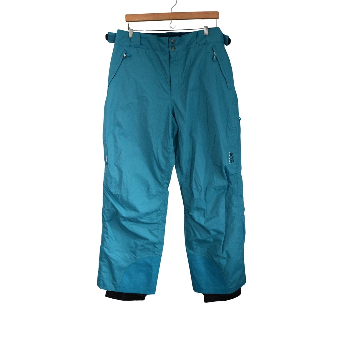 Mountain Hardwear 蓝色冬季运动雪裤和围兜| eBay