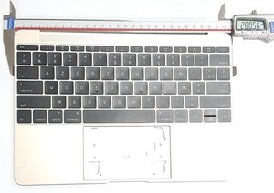 Tastatur Azerty Komplett Golden Gold Macbook A1534 2016 12pouce Französisch To