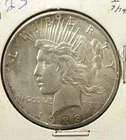 1923 Peace Dollar AU