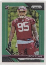2018 Panini Prizm Rookie Green Prizm Daron Payne #245 0oe