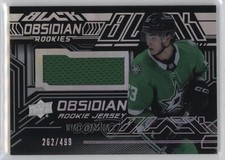2022-23 SPx UD Black Obsidian Rookies Jersey 262/499 Wyatt Johnston #ORJ-WJ 12ll