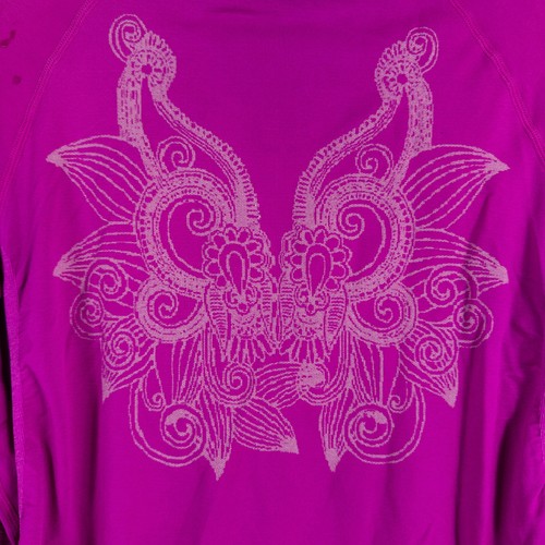 Athletic Essentials Top Damen Gr. Medium pink lila aktiv sportliches Rückendesign - Bild 5 von 9