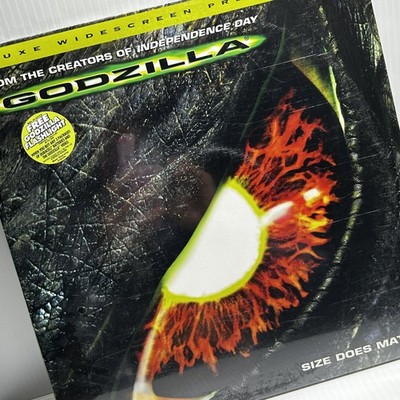 GODZILLA LaserDisc 1998 Widescreen Sci-Fi Monster Deluxe TriStar Sony
