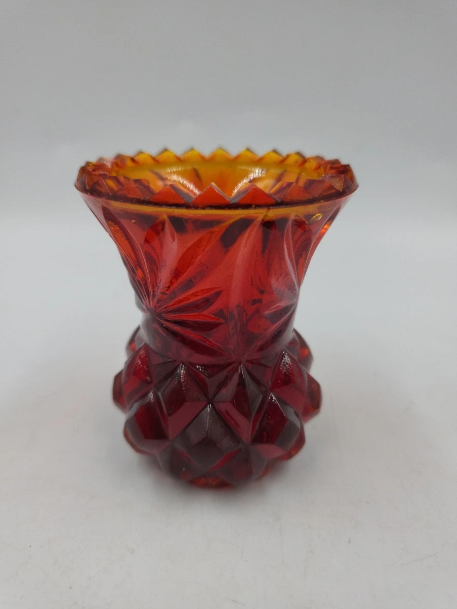 Glass Original Red Collectible Vases for sale | eBay