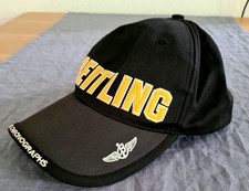 ORIG.BREITLING BASECAP CAP BERRETTO BERRETTO NERO/BLACK COME NUOVO RARO!!!