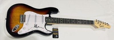 ALLAN RAYMAN SIGNED SUNBURST ELECTRIC GUITAR AUTOGRAPHED JSA COA