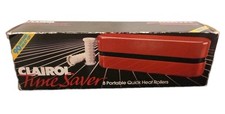 1985 New Clairol PTC-8 Time Saver Heated Curlers Hot Rollers Travel Portable
