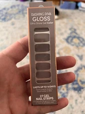 Case of Dashing Diva Gloss Ultra Shine Gloss Gel Color Nail Strips Brown