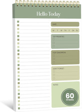To Do List Notepad, Undated Daily Planner Notebook for Work