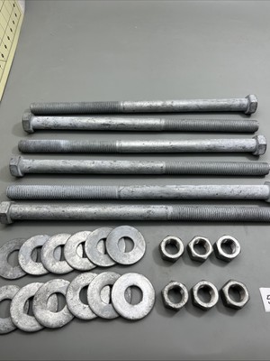 (6) pc 3/4 - 10 X 14'' Hex Head Steel Cap Screw / Bolt Hot Dipped Galvanized A307