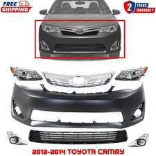 Front Bumper Assembly Headlight Kit For 2012-2014 Toyota Camry Front Bumper Assembly Headlight Kit For 2012-2014 Toyota Camry