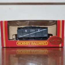Hornby R6058 N.E. 9 Plank Wagon 30987 Grey OO Gauge