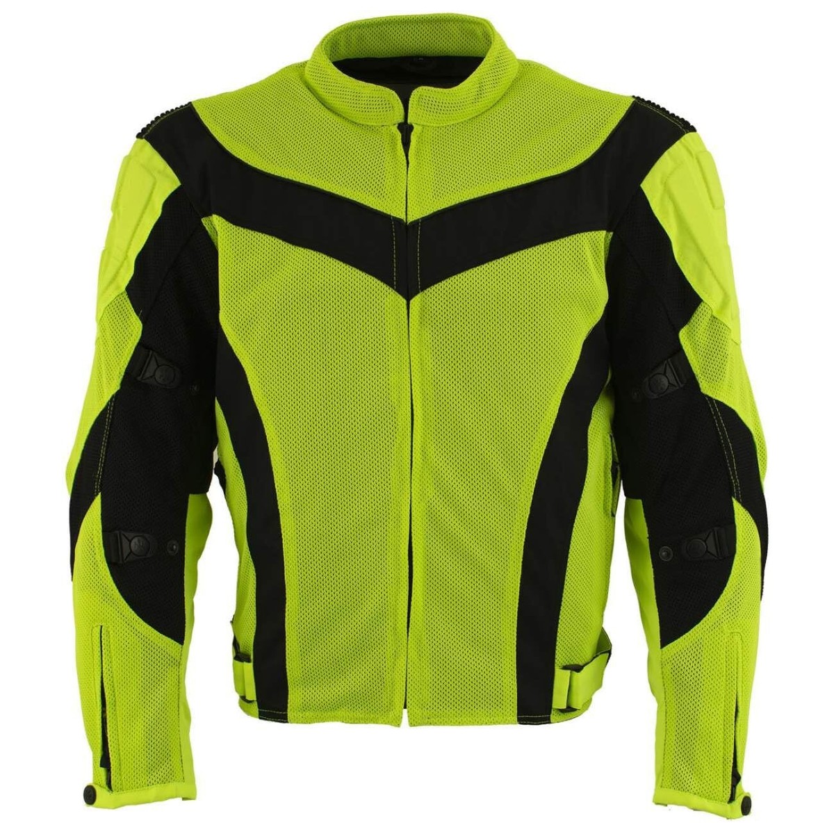 Xelement CF-6019-66 Men's 'Invasion' Neon Green Textile
