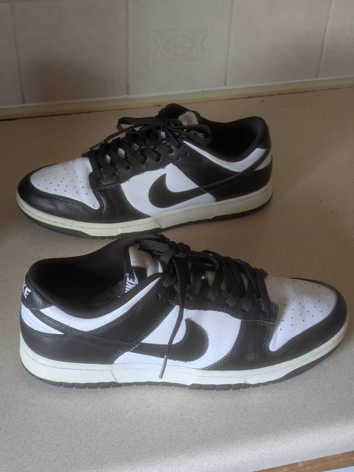Size 10 - Nike Dunk Low Black White, photo 2 of 5
