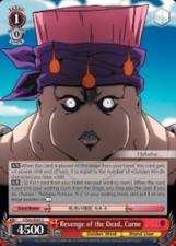 Revenge of the Dead, Carne - JJ/S66-E065 - C Near Mint Weiss Schwarz JoJo's Biza