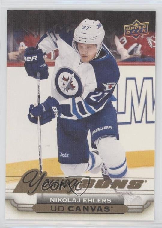 2015-16 Upper Deck UD Canvas Young Guns Nikolaj Ehlers #C116 Rookie RC 04py