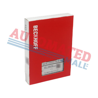 NEW Beckhoff EL2809 EtherCAT Terminal, 16-channel digital output, 24 V DC, 0.5 A