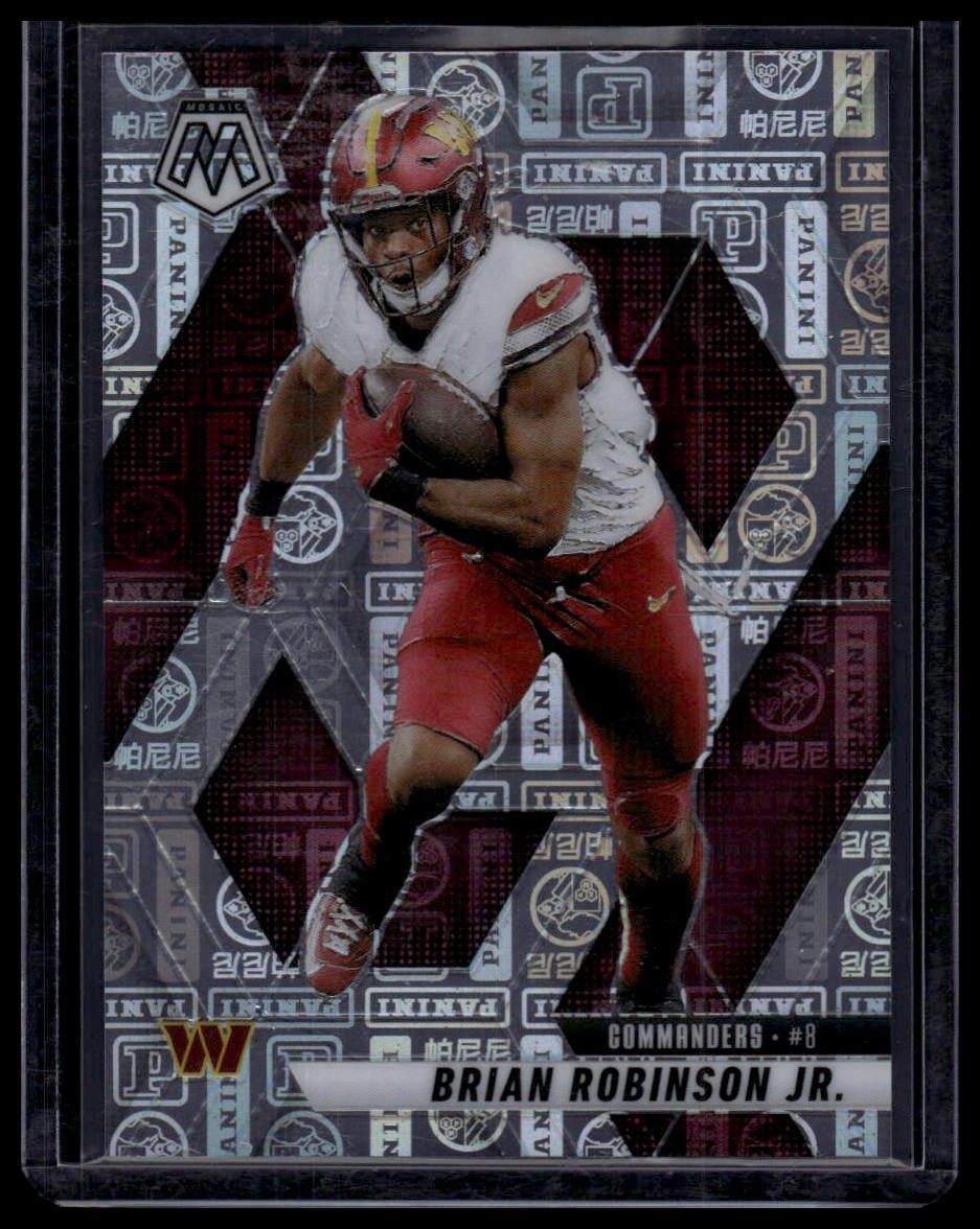 Brian Robinson Jr. 2025 Panini Mosaic Silver Knight 66/149