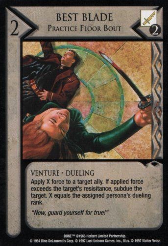 Best Blade, Practice Floor Bout - Eye of the Storm - Dune CCG - Imagen 1 de 6