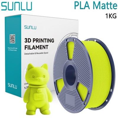 SUNLU 1KG Spross Grün Matte PLA 1,75 3D Drucker Filament 1,75mm PLA Matt Effekt