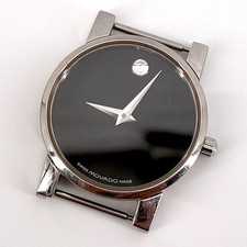 Movado Museum Swiss Made Watch Head Black Dia...
