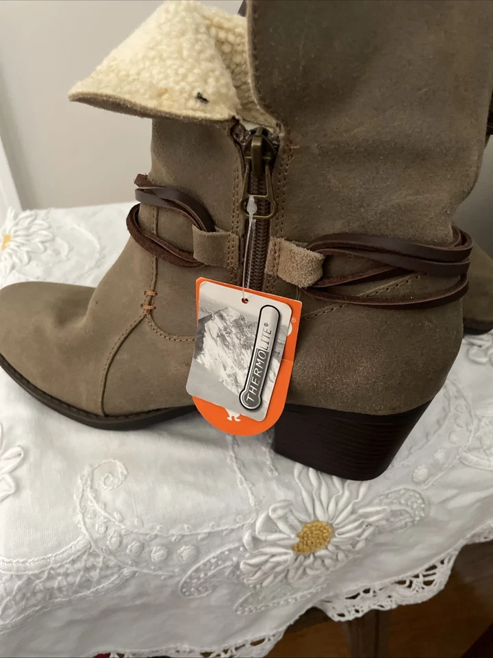 Nova Bota de Tornozelo Sporto Lori Moda Couro Festival concerto apple picking 7 1/2 - Imagem 4 de 4