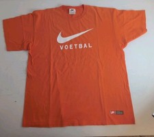 Vtg Nike Voetbal Orange Netherlands Shirt Men's Size XL Early 2000s Made In USA