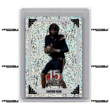 2025 Leaf NSCC The National Proof - Cameron Cam Ward Rookie 1/1 Silver Dots