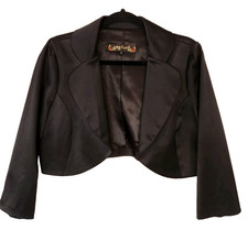 Gerry Shaw womens silky vintage crop jacket size 10-12