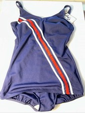 Vtg Women  s Swimsuit One Piece Size 16 Long Never Worn Tags Still Attached Mint