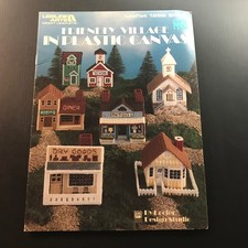 Friendly Village In Plastic Canvas LeeLee Design Studio 1990 Leaflet 1286